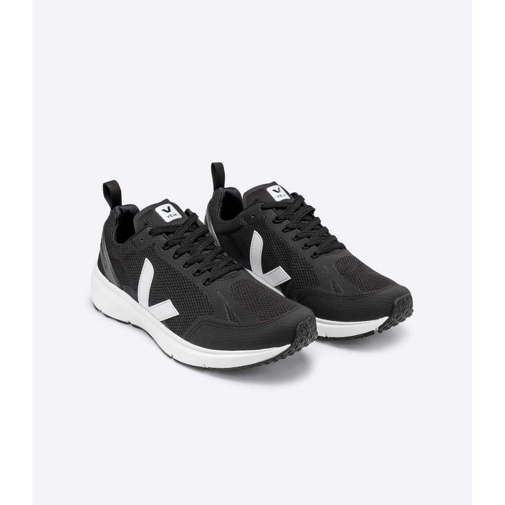 Veja CONDOR 2 ALVEOMESH Women's Shoes Black/White | NZ 488LIS